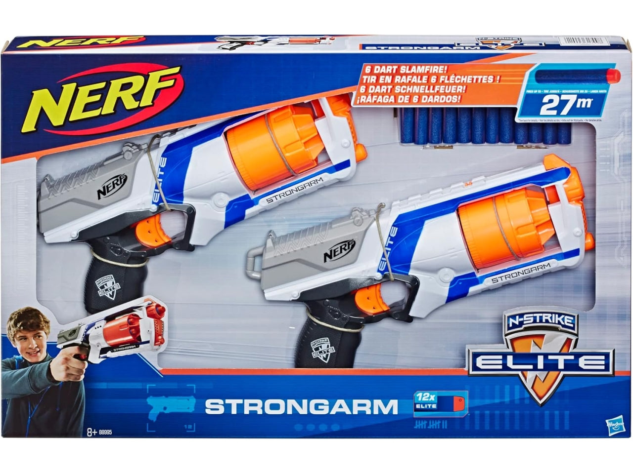 Nerf strongarm 2 pezzi