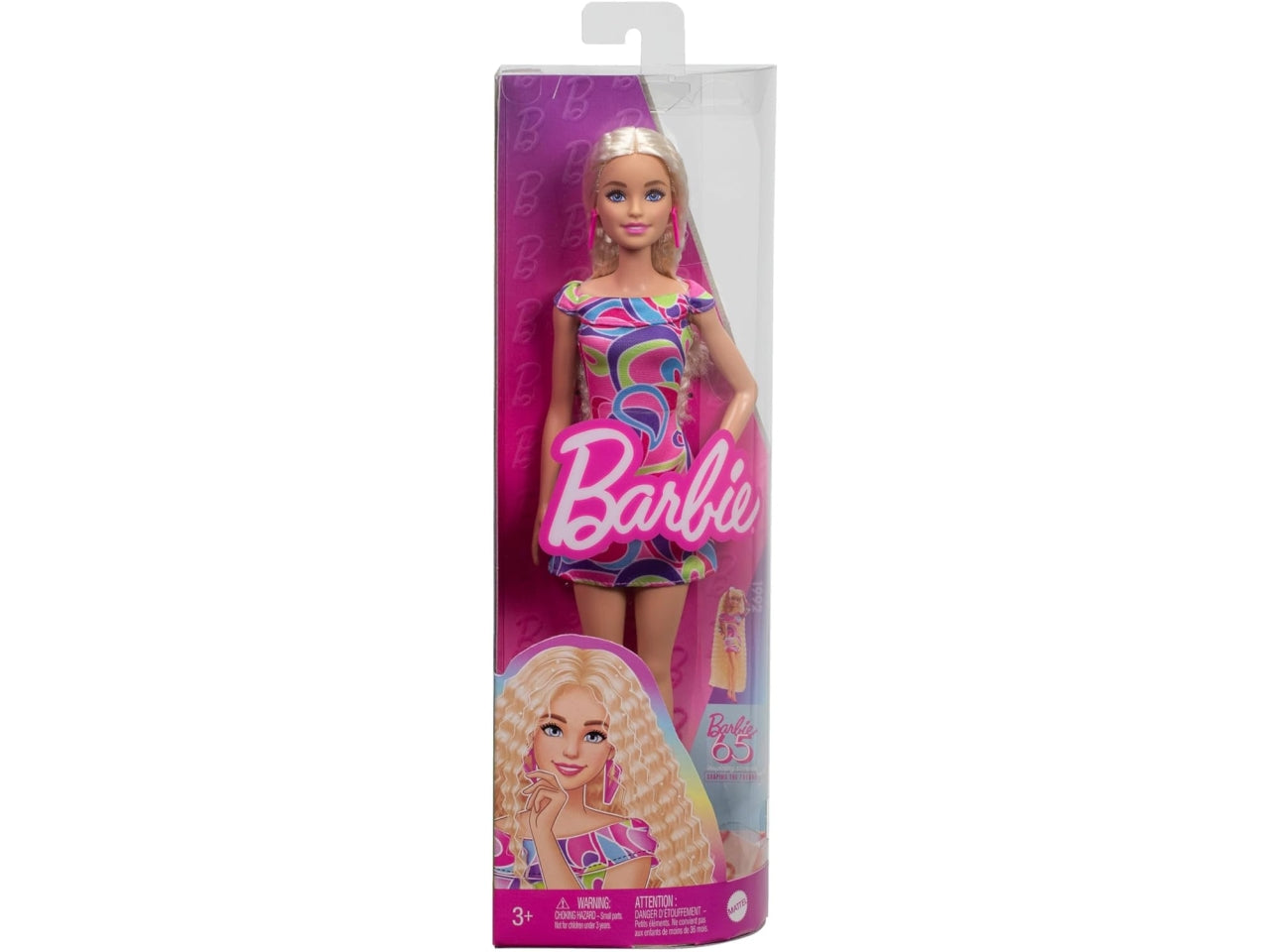 Barbie con capelli biondi ondulati