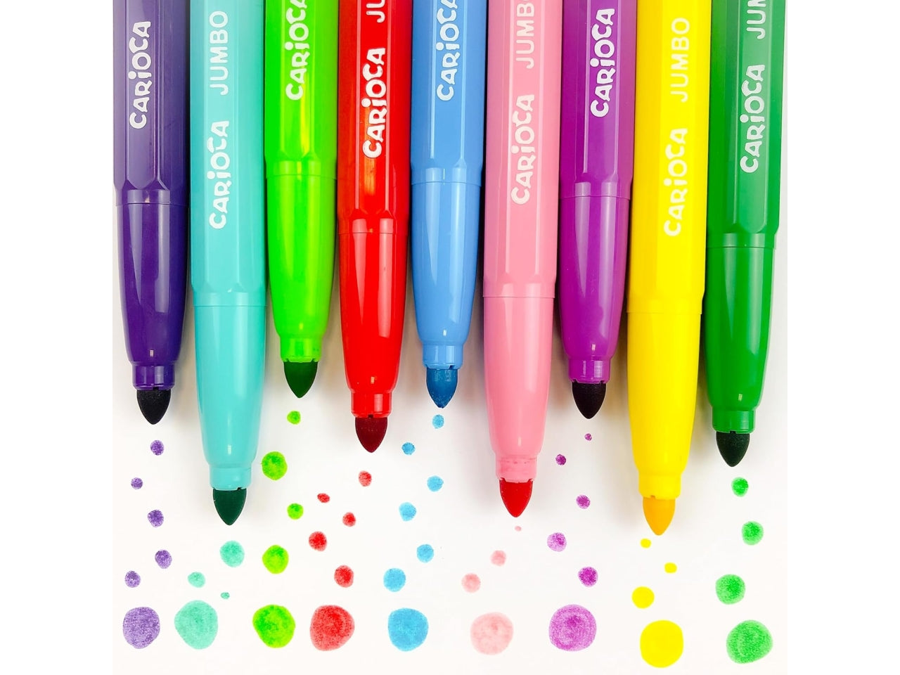 Carioca pennarelli jumbo 30 colori in scatola rigida