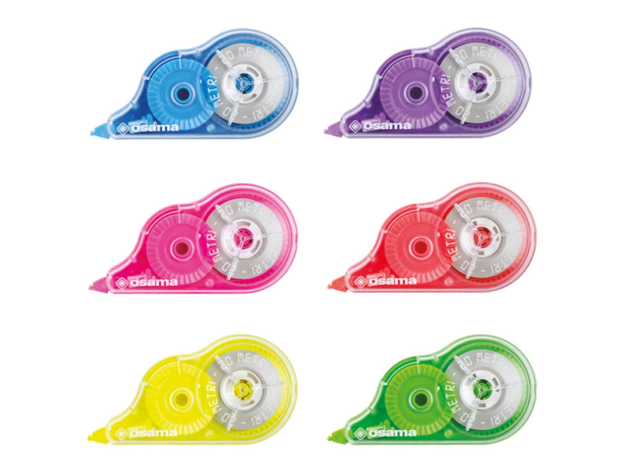 Correttore a nastro 20mt neon