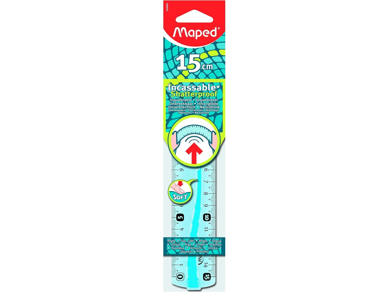 Maped righello 15cm infrangibile app.