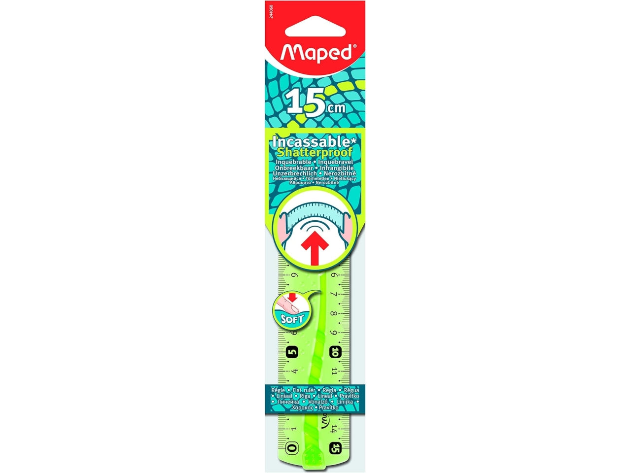 Maped righello 15cm infrangibile app.