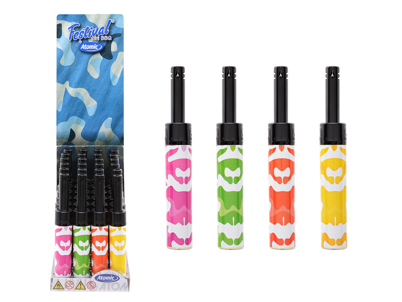 Accendino atomico Mini BBQ Festival Softflame Camouflage Ricaricabile