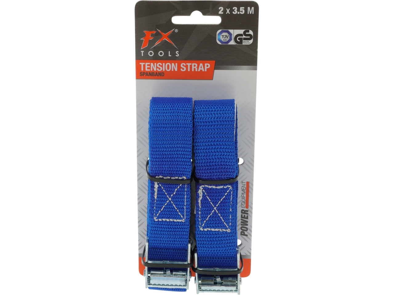 2 cinghie ancoraggio 25mmx3,5mt