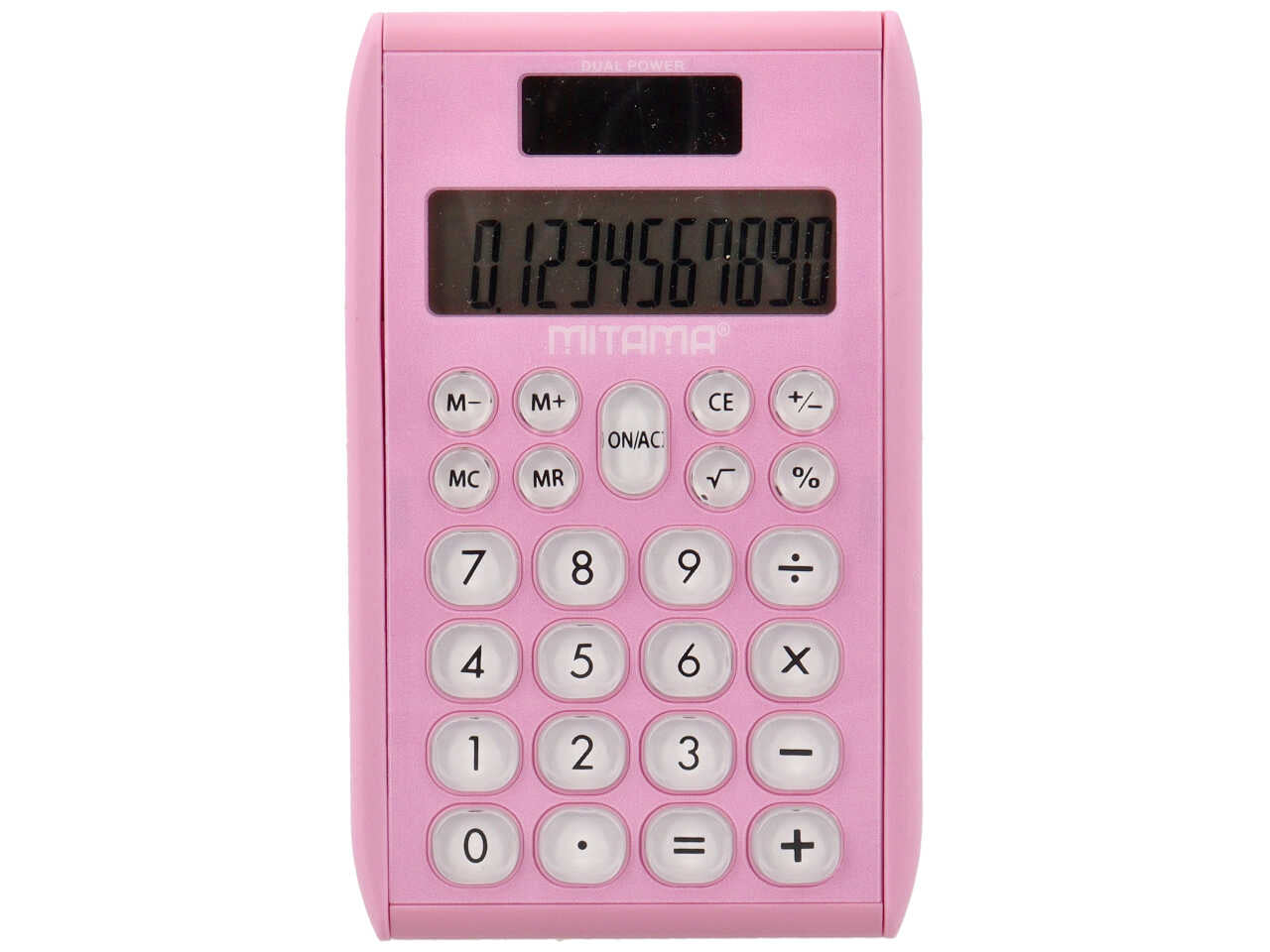 Calcolatrice pocket dual power 12 cifre 7,5x12cm