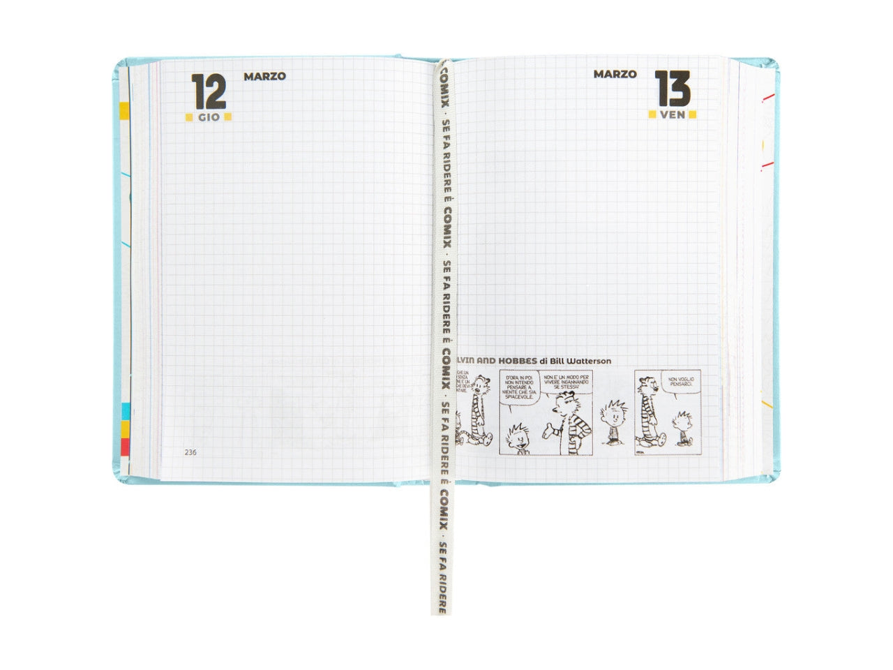 Agenda comix mini 2025/2616 mesi azzurro