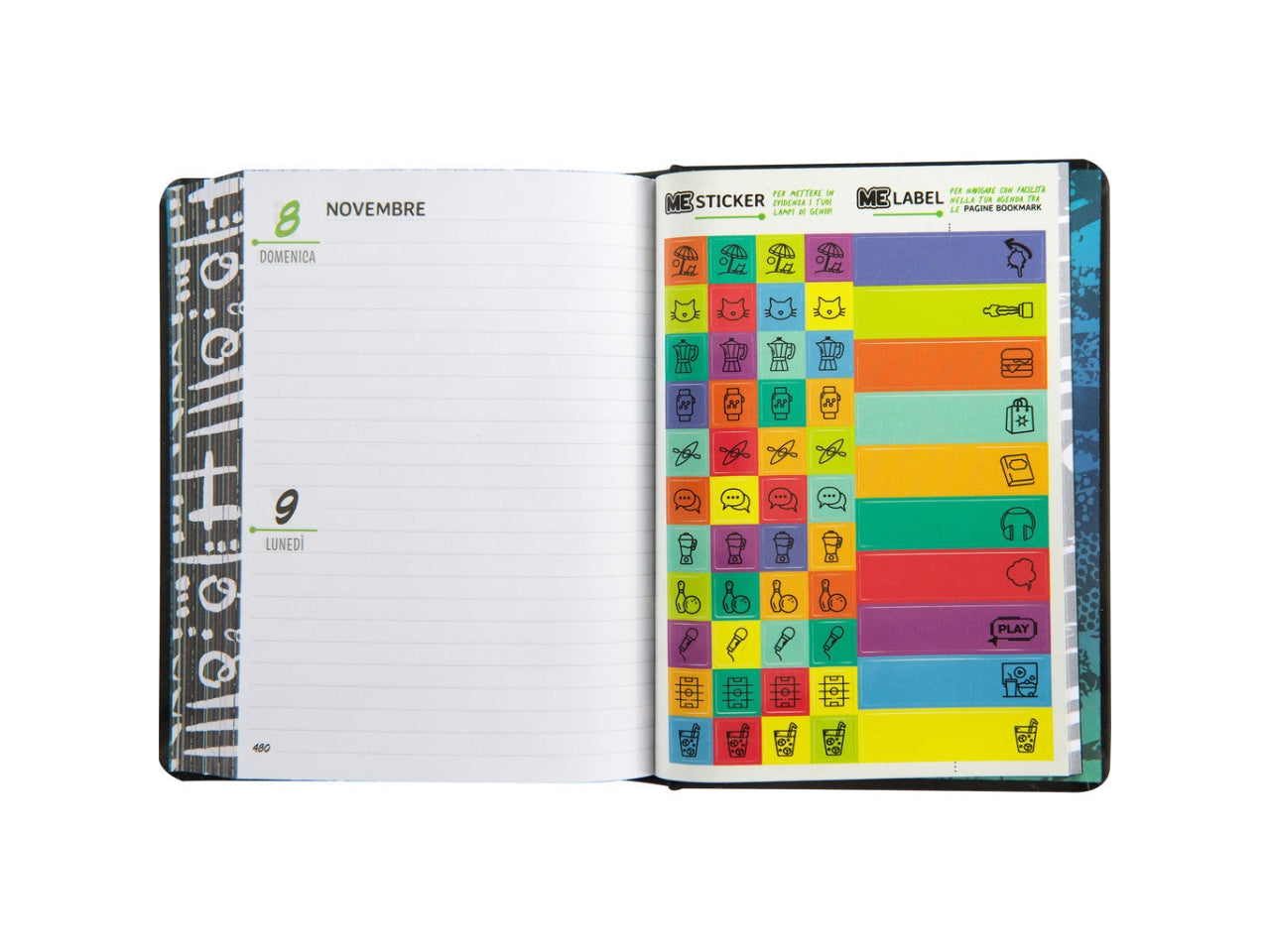 Agenda me classic 2025/26 16 mesi hashtag