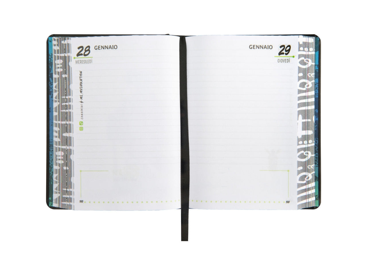 Agenda me classic 2025/26 16 mesi hashtag