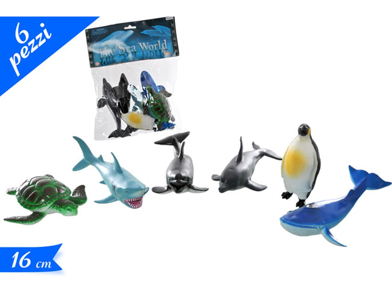 Animali del mare assortiti