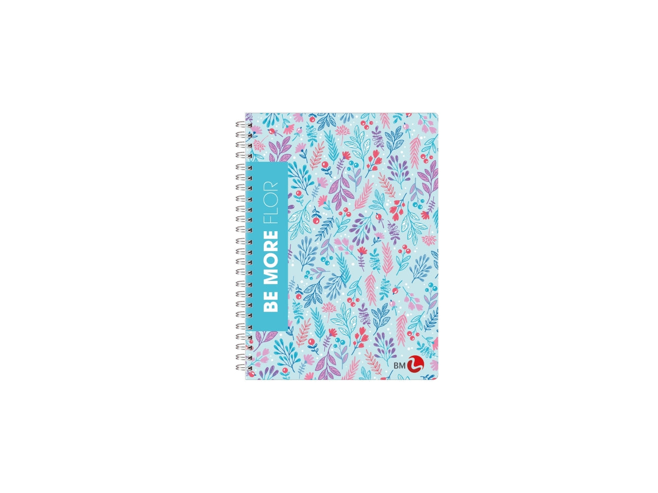 Quaderno spiralato flor A5 15x21cm 60 fogli rigatura 5mm