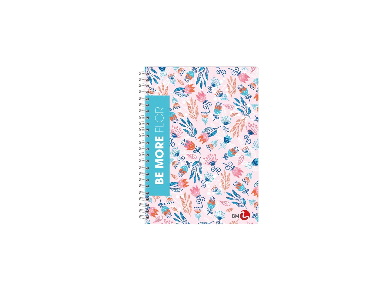 Quaderno spiralato flor A5 15x21cm 60 fogli rigatura 5mm