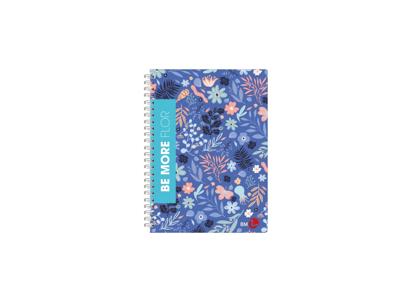 Quaderno spiralato flor A5 15x21cm 60 fogli rigatura 5mm