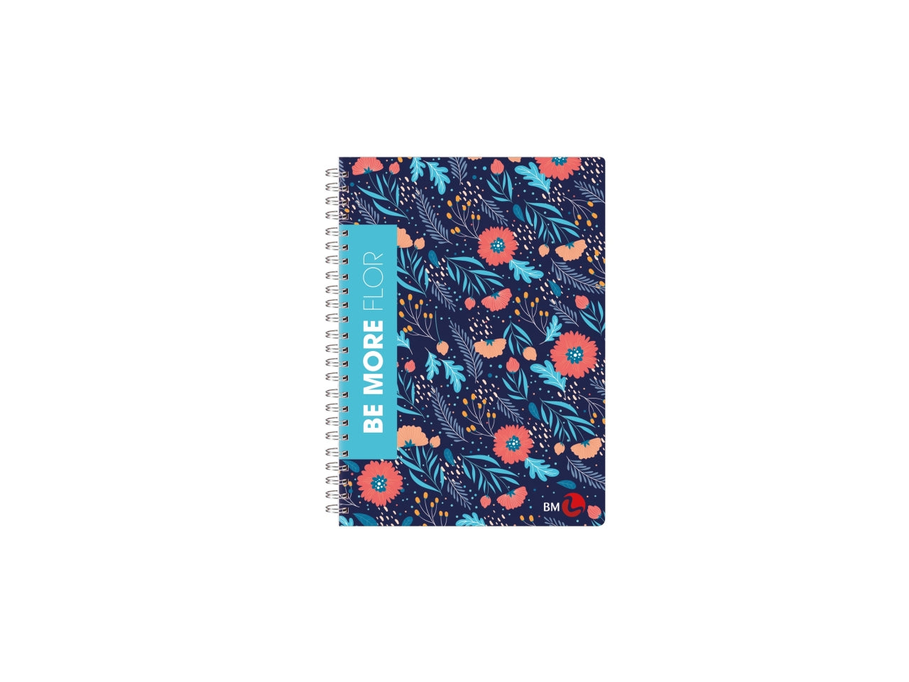Quaderno spiralato flor A5 15x21cm 60 fogli rigatura 5mm