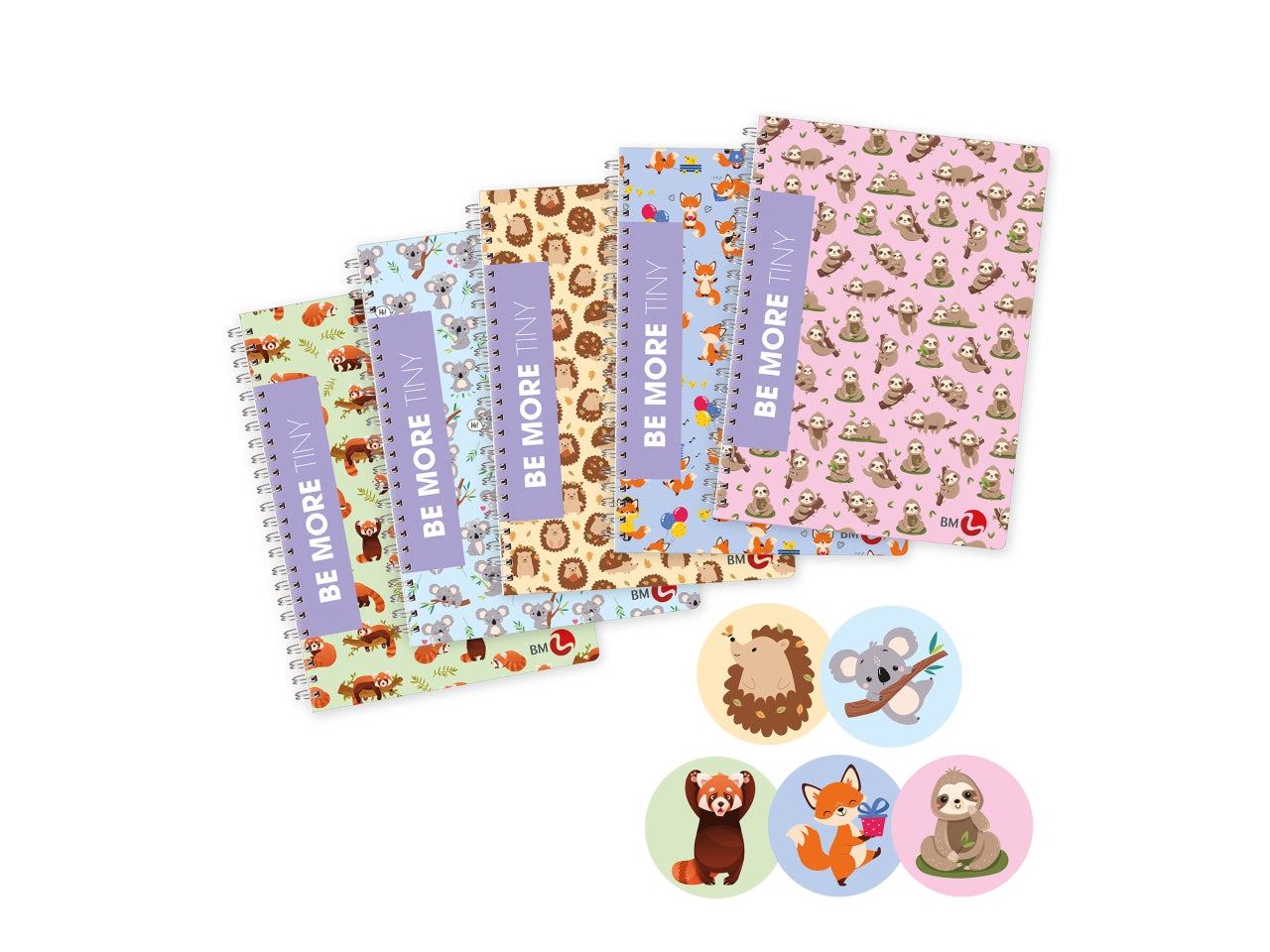 Quaderno spiralato tiny A5 15x21cm 60 fogli rigatura 5mm