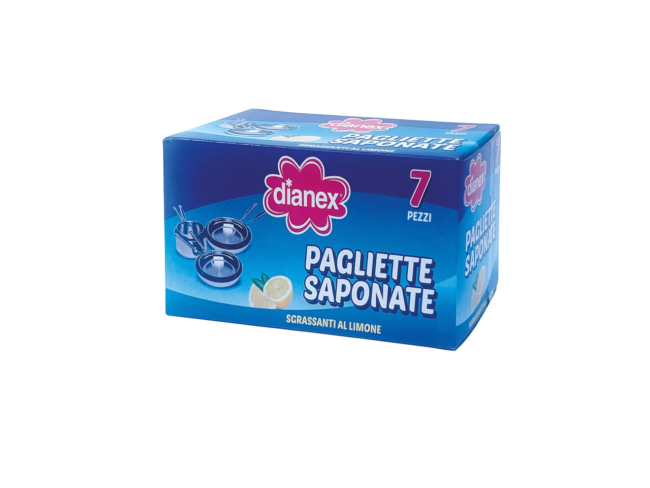 Dianex paglietta saponata scatola da 7 pezzi