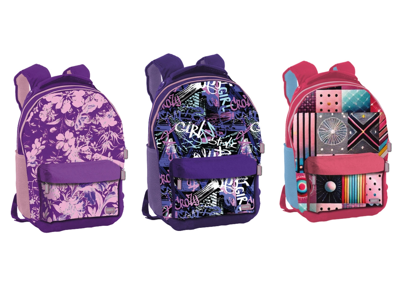 Zaino round in colori assortiti