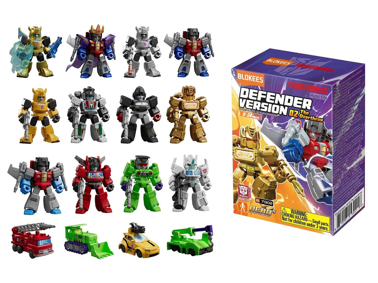 Blokees Figures - Transformers - Defender Version 02 - The Overthrow