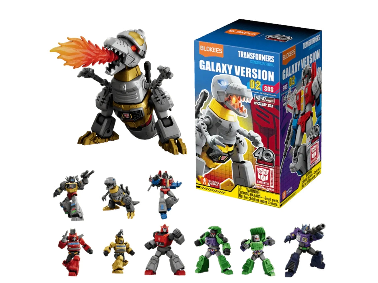 Blokees Figures - Transformers - Galaxy Version 02 - SOS