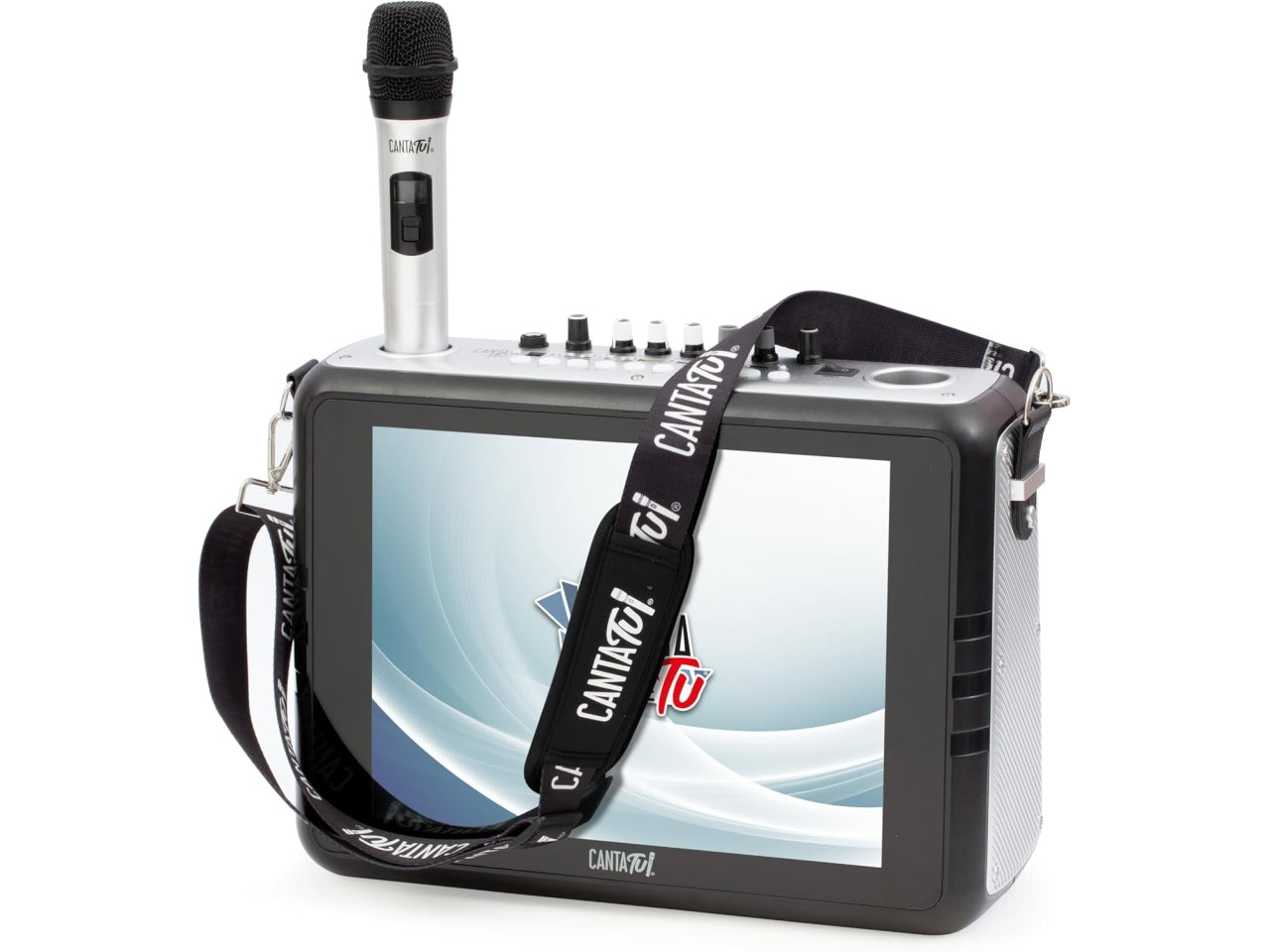 Canta tu portatile con microfono
