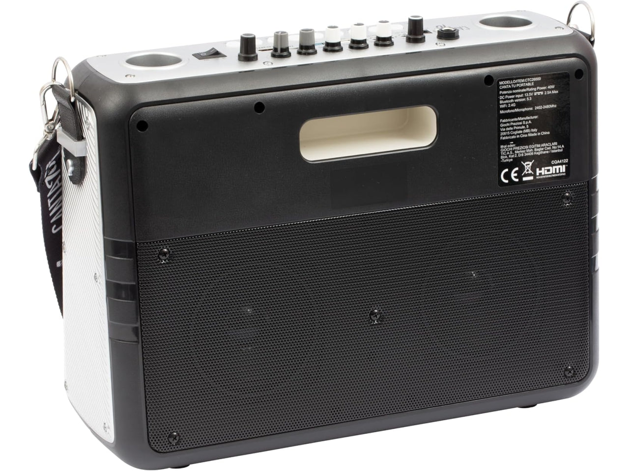 Canta tu portatile con microfono