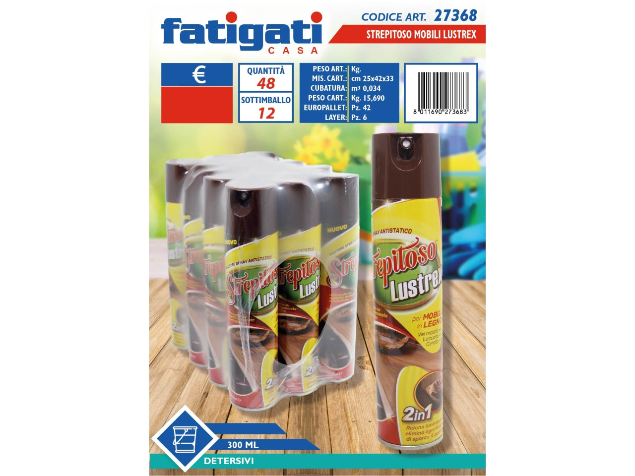 Lucida mobile spray strepitoso Lustrex 300ml