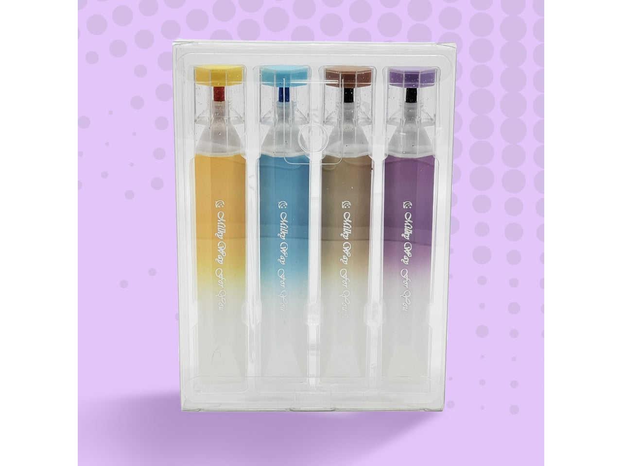 Evidenziatore 4 color glitterati