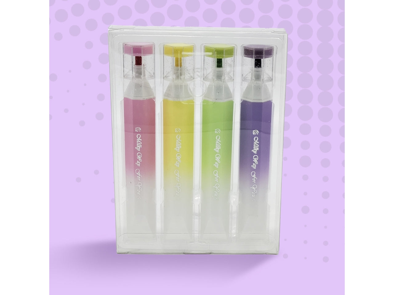 Evidenziatore 4 color glitterati