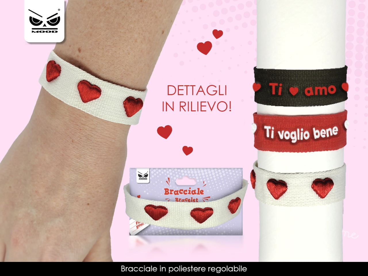 Braccialetto cuori