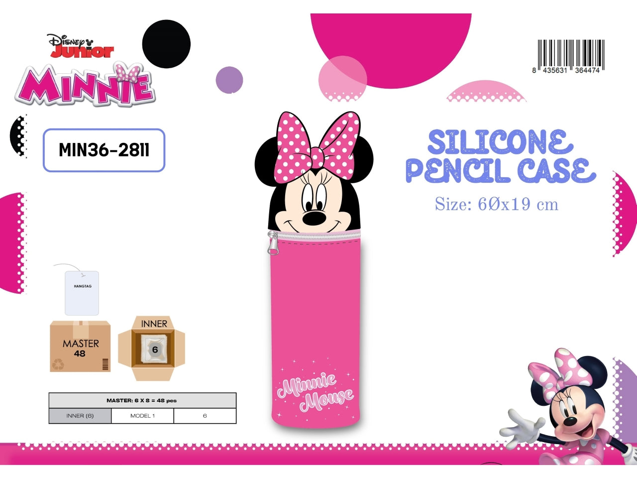 Minnie Silicone astuccio 6 X19cm