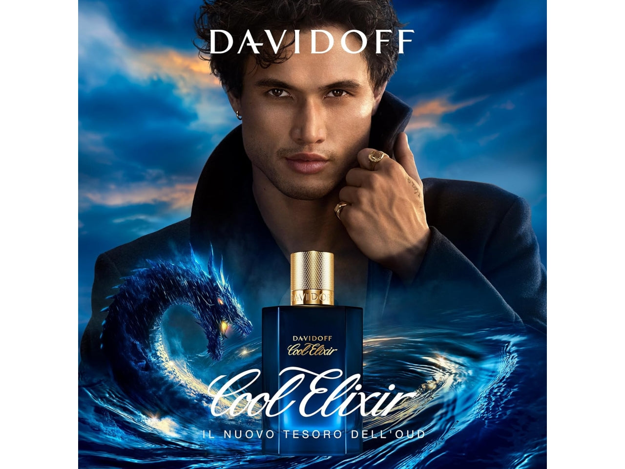 Davidoff cool elixir oud aromatique parfum intense formato da 50ml $
