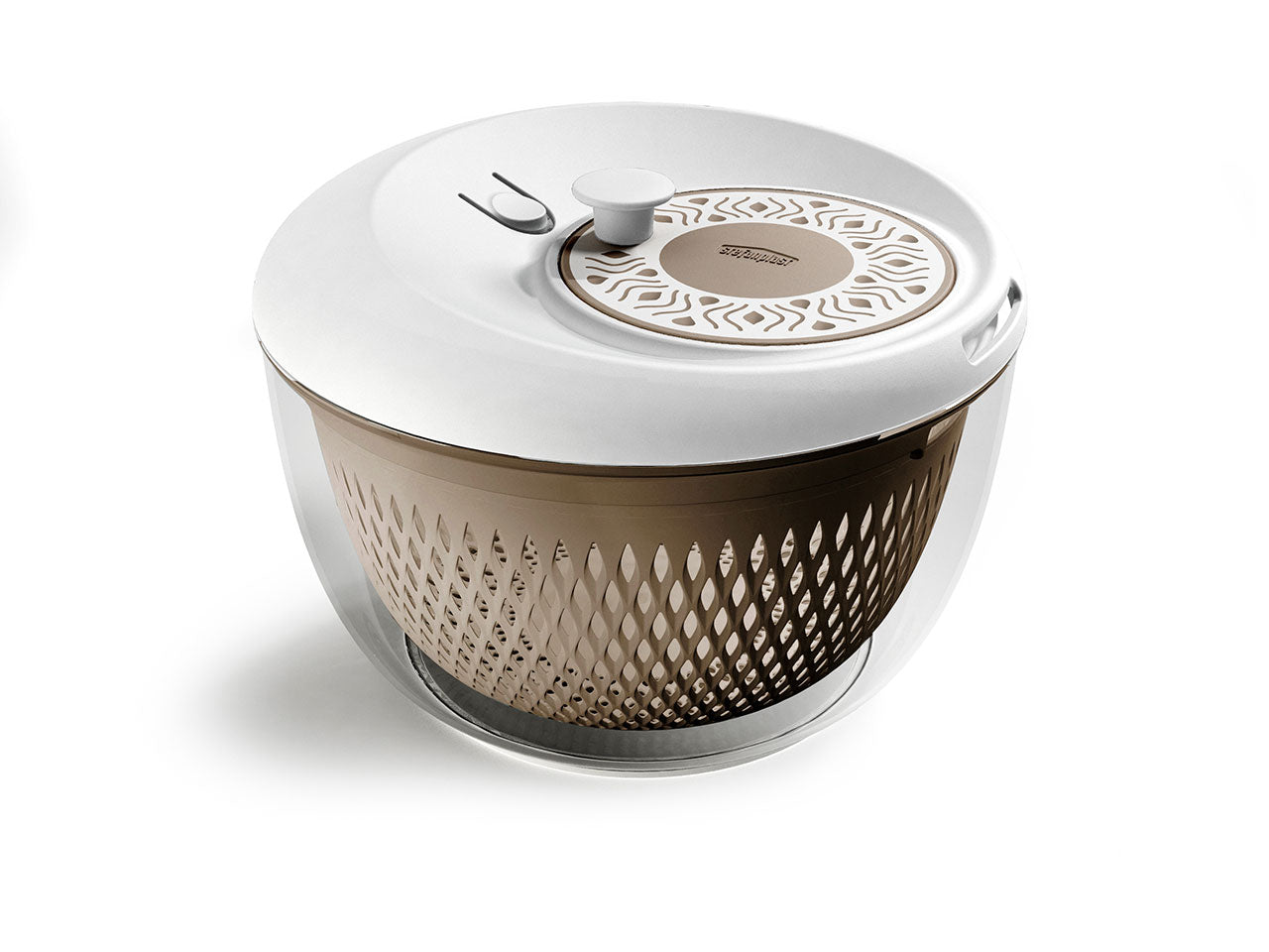 Tosca centrifuga 26cm bianco/tortora chiaro