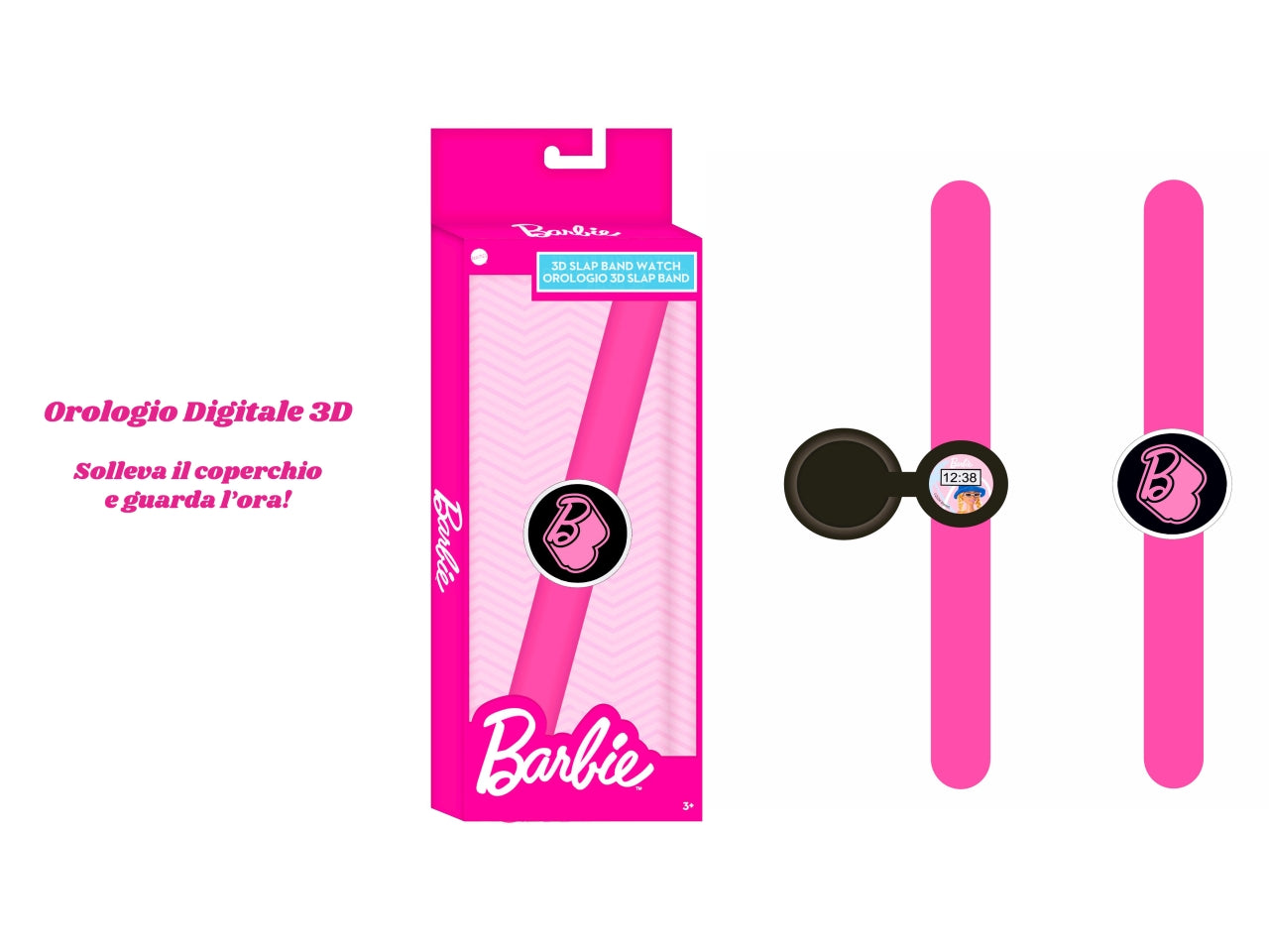 Barbie gift box orologio digitale 3d