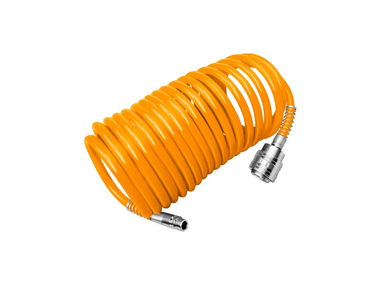 Tubo spiralato pu 5/8 con raccordi 10mt