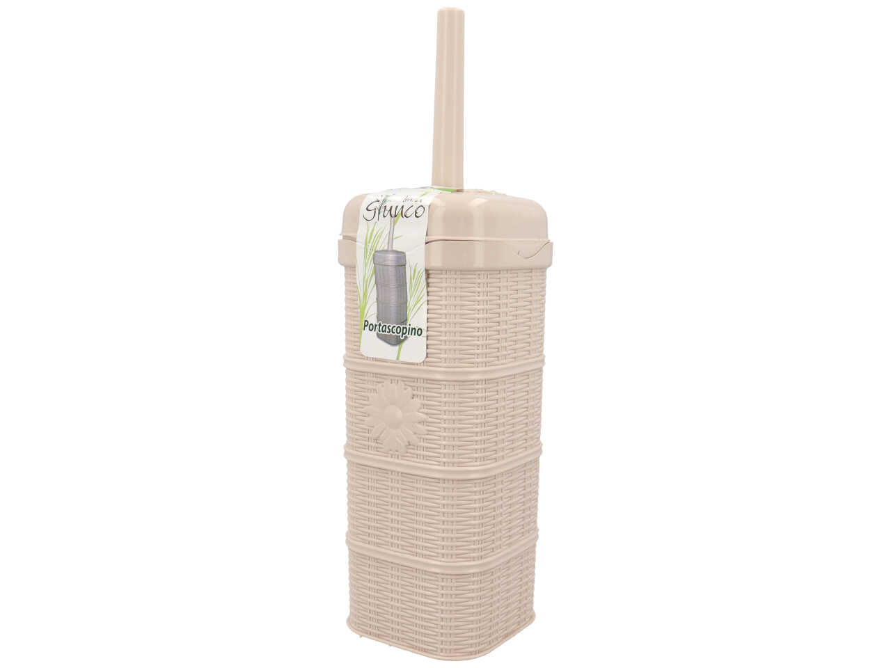 Portascopino Giunco colore beige