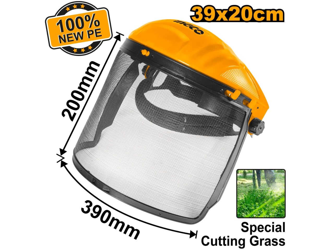 Maschera di protezione con fascia