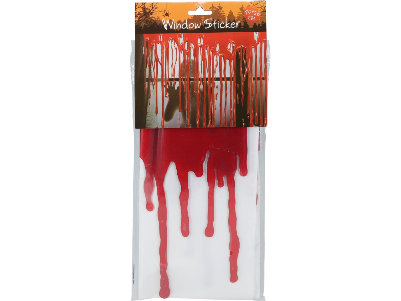 Decorazione per finestra halloween 40x26cm