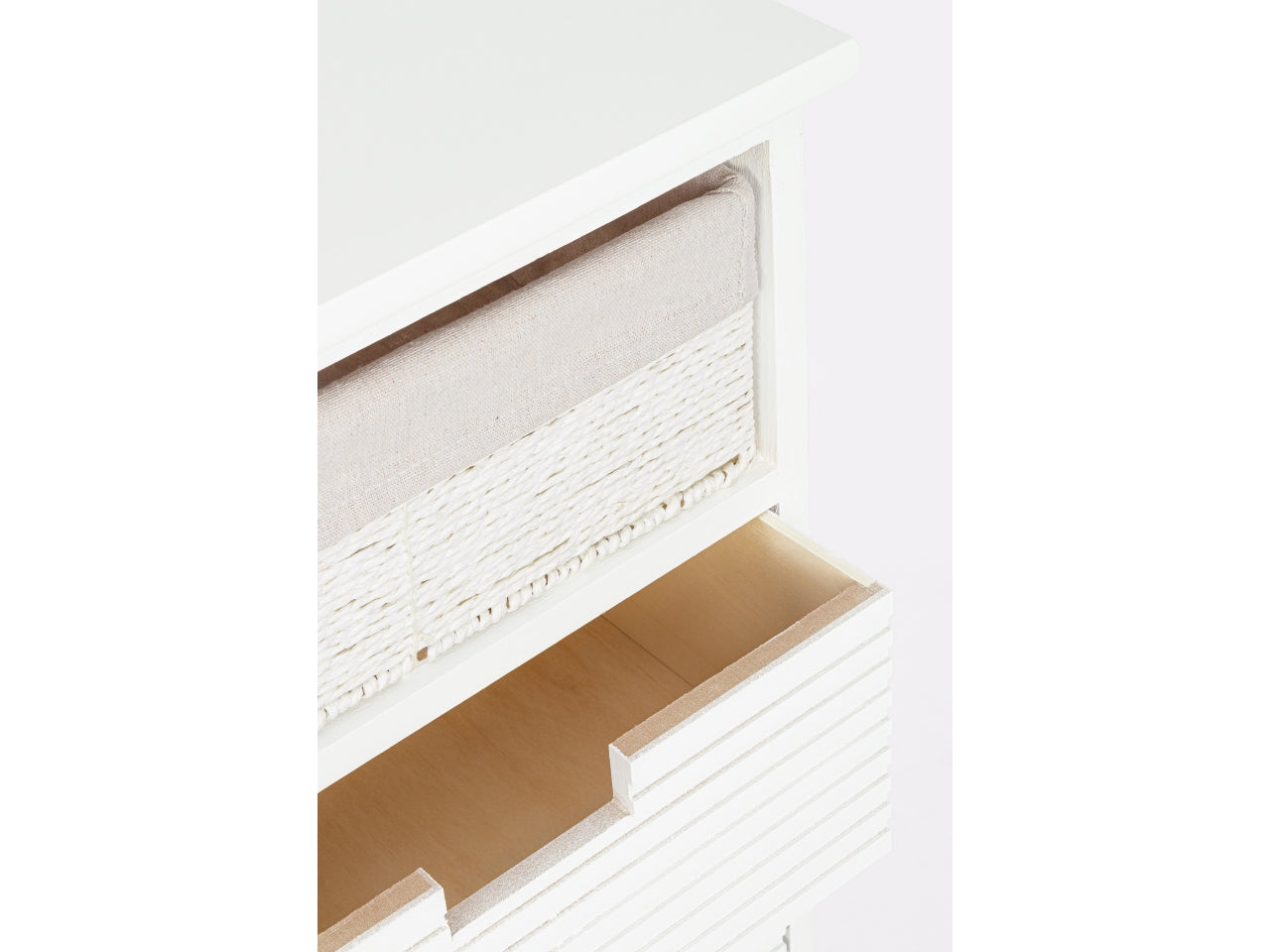 Leonie cassettiera 3 cassetti 40x29xh.58cm bianco