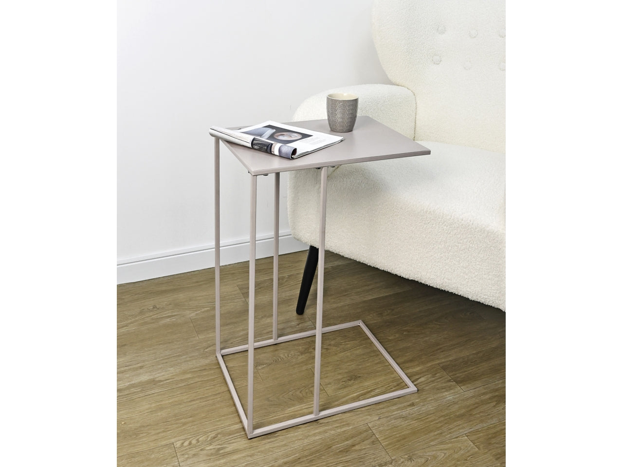 Alrik tavolino rettangolare beige 40xh.58cm