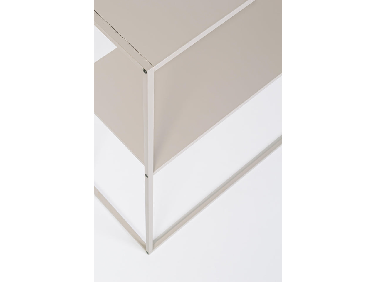 Alrik consolle 2 piani rettangolare beige 78xh.78cm