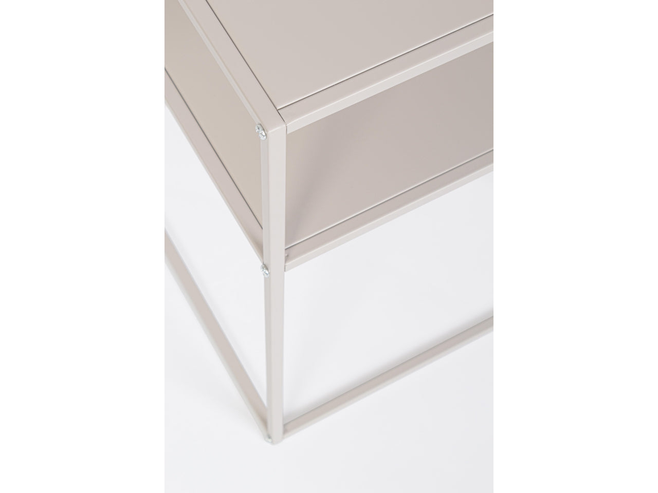 Alrik consolle 2 piani beige 37,5xh.50,5cm