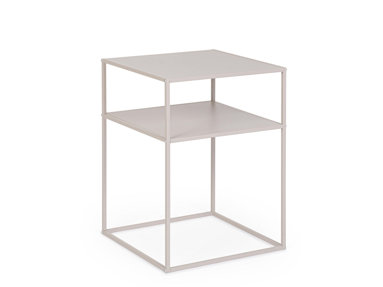 Alrik consolle 2 piani beige 37,5xh.50,5cm