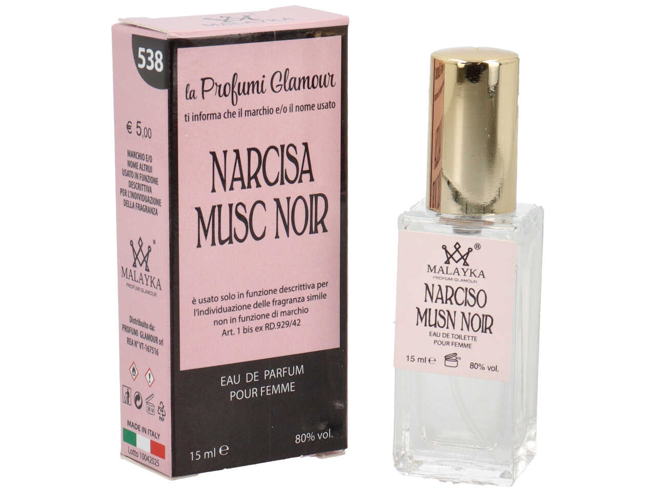 Profumo donna 15ml Marciso Musc Noir