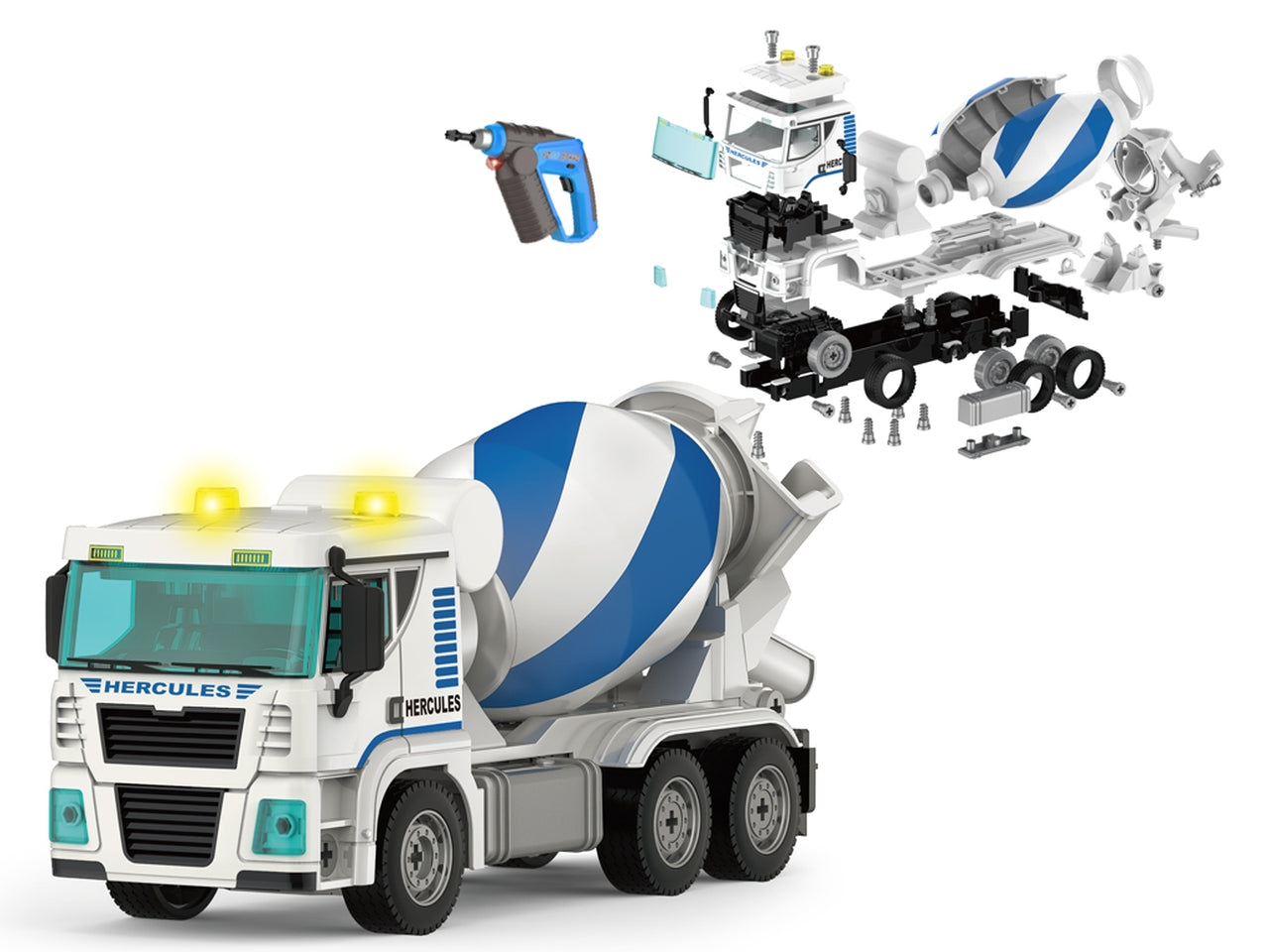 Teo's camion betoniera smonta e rimonta