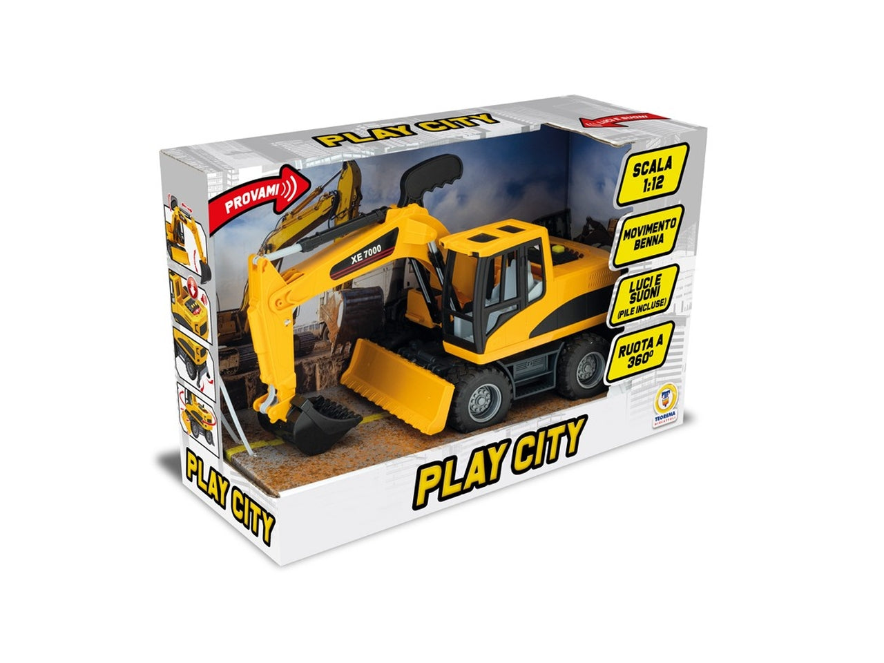 Play city escavatore luci suoni e movimento