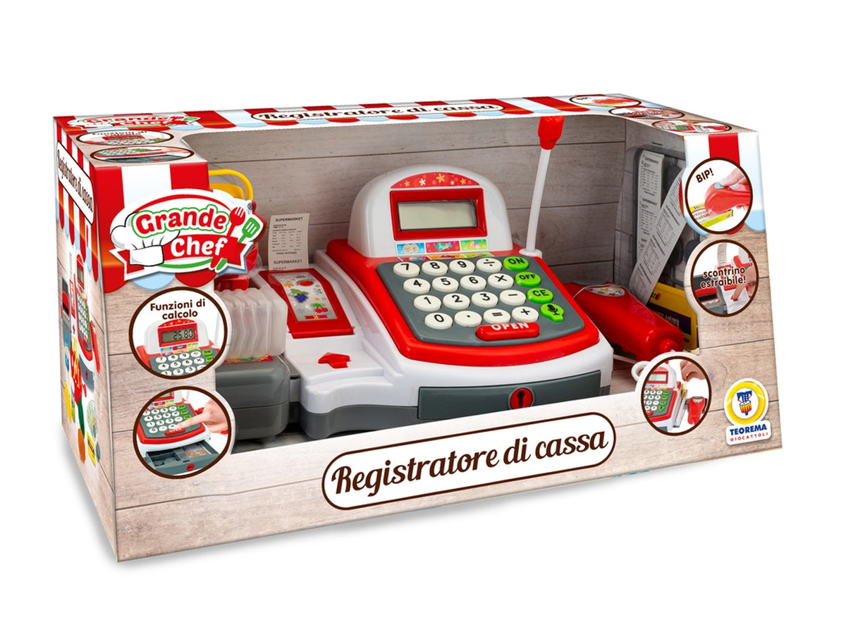 Grande chef registratore di cassortiti a c/scanner