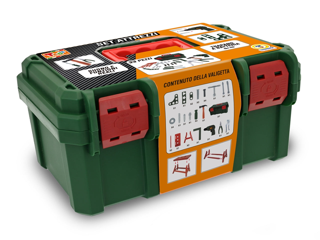 Teo's valigetta attrezzi trapano a batteria