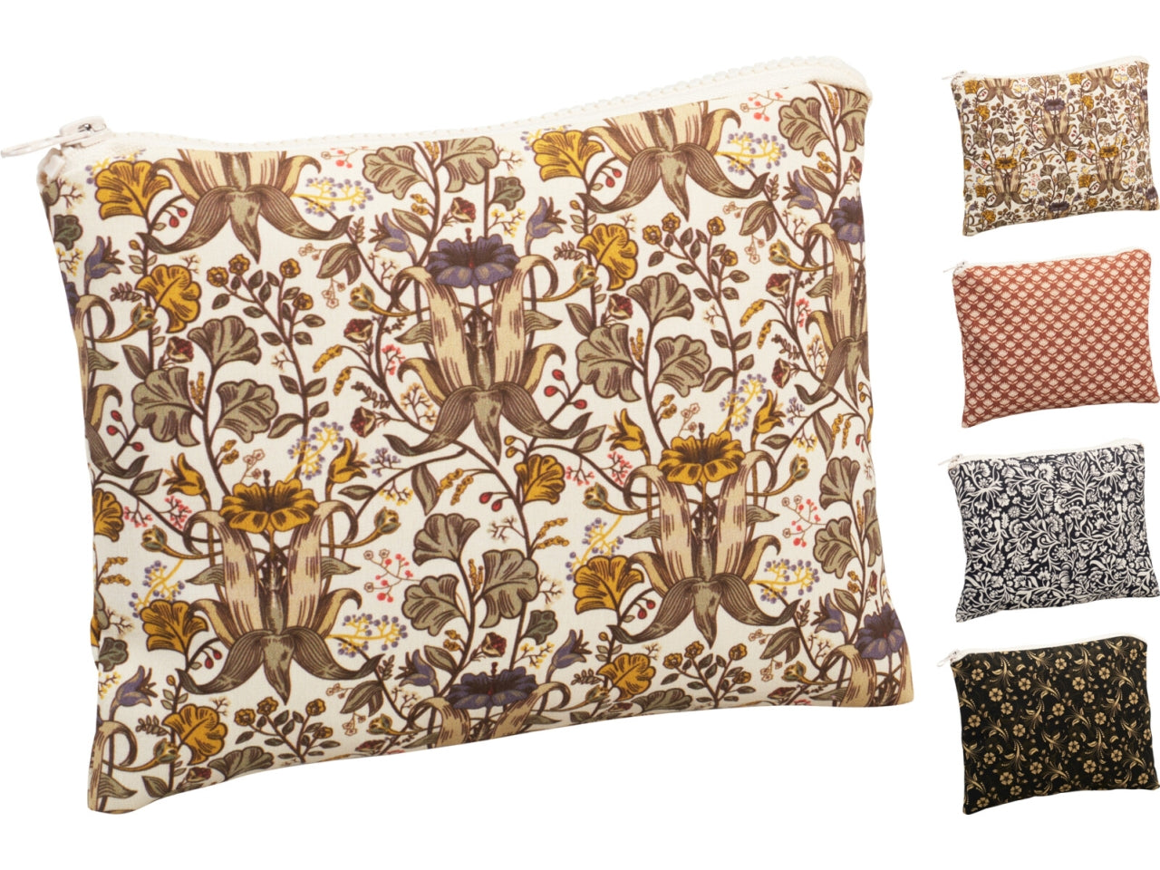 Pochette cotone 21x16cm colori assortiti