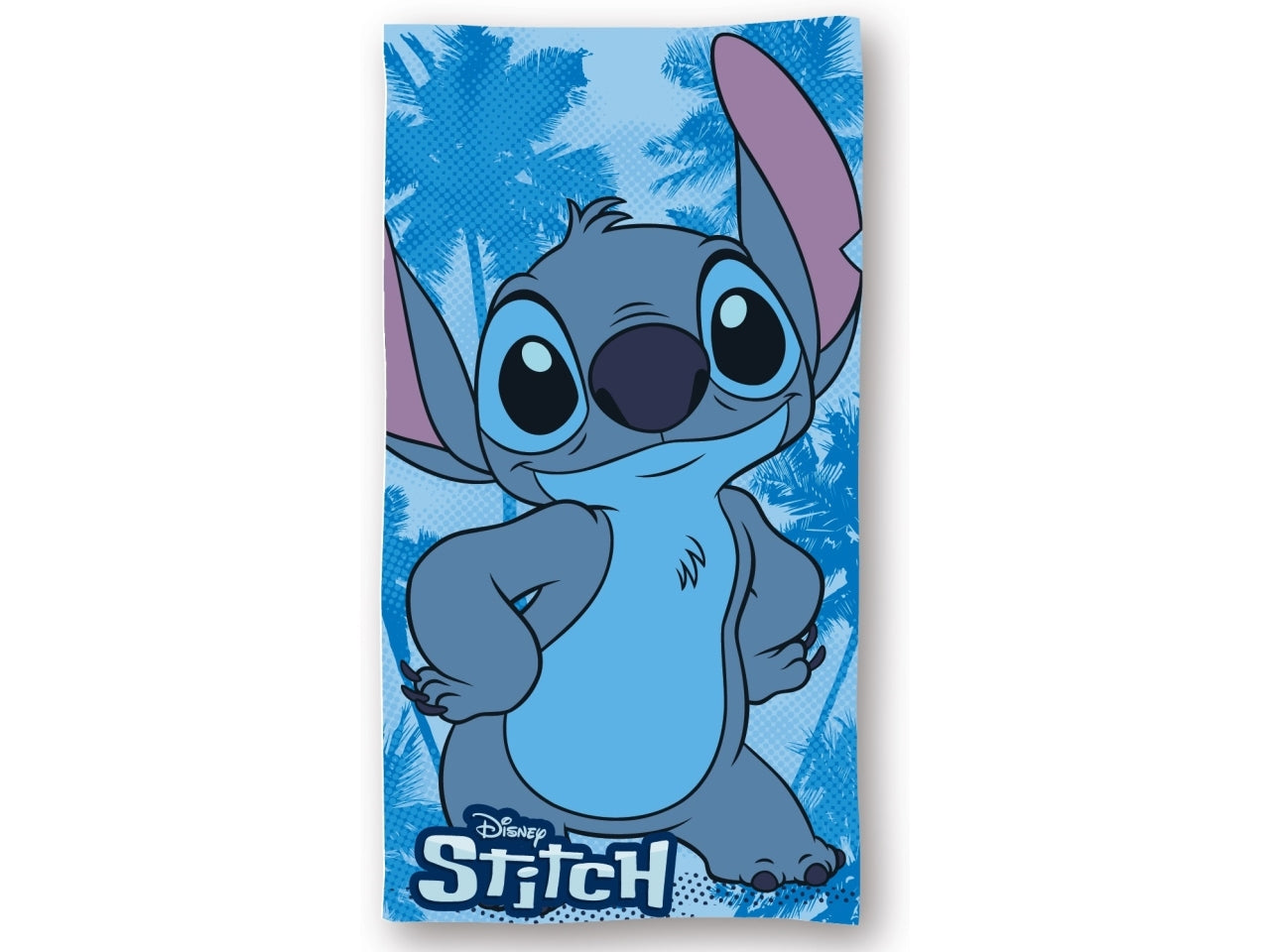 Stitch boy telo mare microfibra 70x140cm