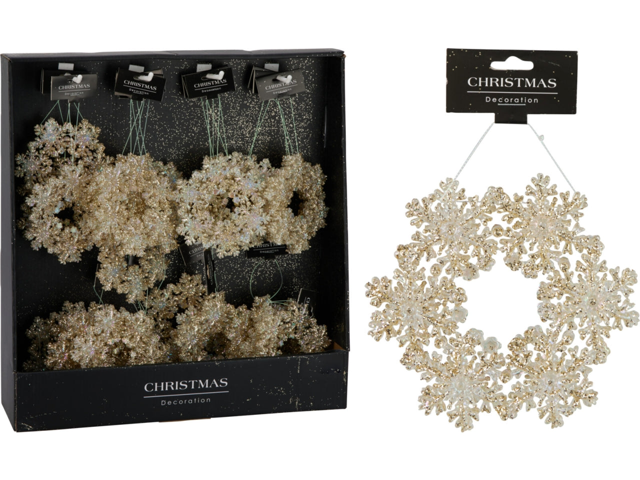 Appendino corona 12cm champagne