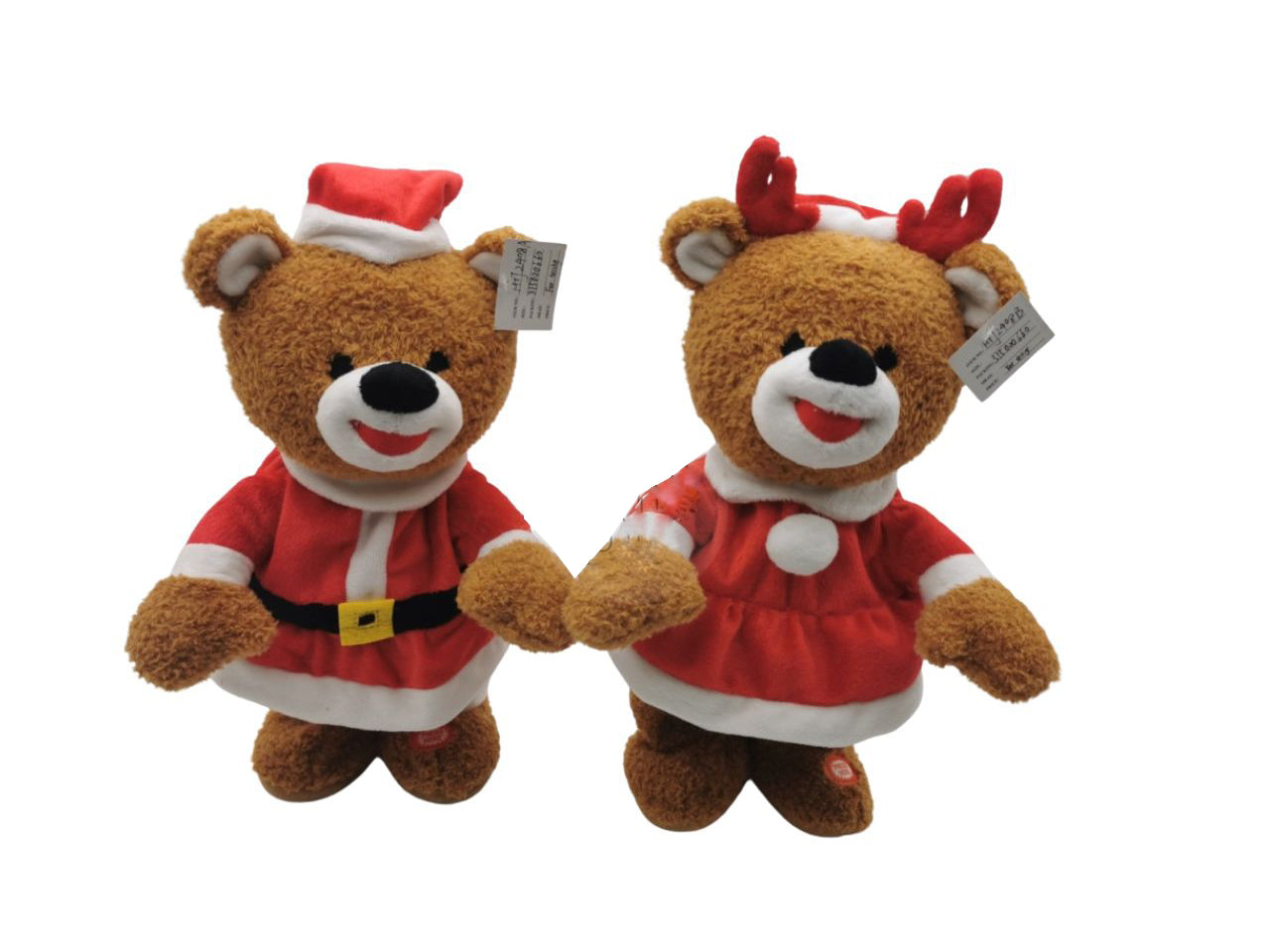 Orso peluche musicale 37cm assortiti